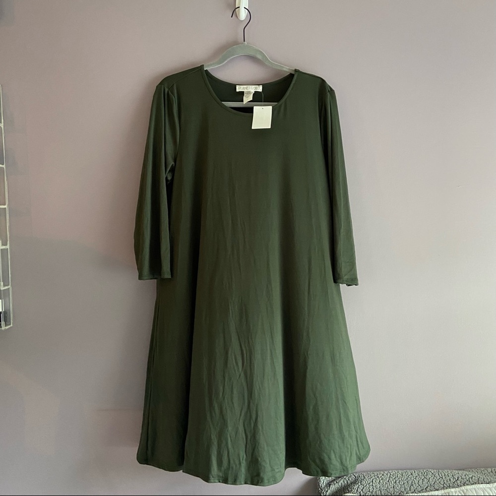Planet Gold Dress NWT